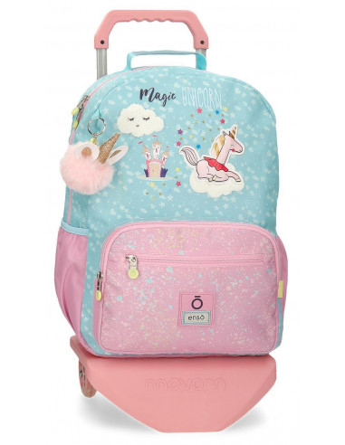 MOCHILA ADAP.C/CARRO 43CM.ENSO MAGIC UNICORN